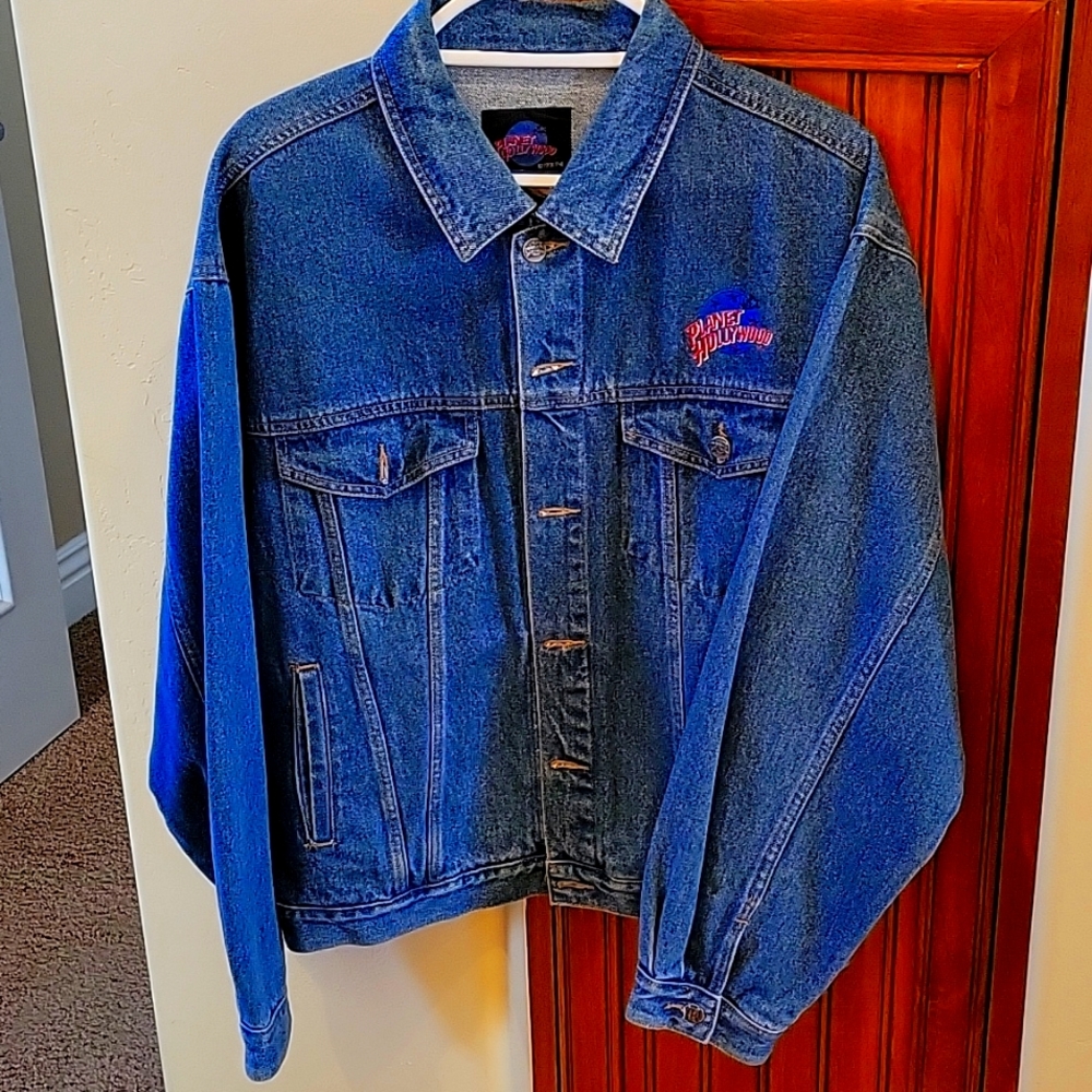 Denim jacket from Planet Hollywood Vancouver